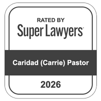Rated By SuperLawyers | Caridad (Carrie) Pastor | 2026